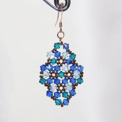 Hook pierces - Rose Gold filled 14K - Earrings Rhombus Marissa - Hook pierces - Rose Gold filled 14K - Rose Gold filled 14K